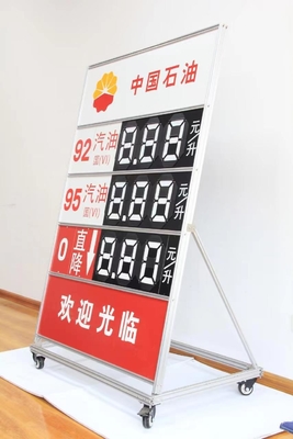 OEM ODM Gas Station Digital Price Signs Magnetic Flip 7 Segment Digital Board