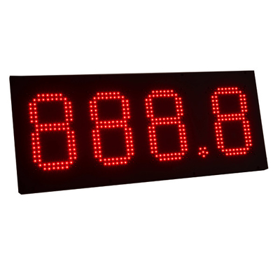 13 Inch Super Bright 7 Segment LED Gas Price Sign With Remote Control